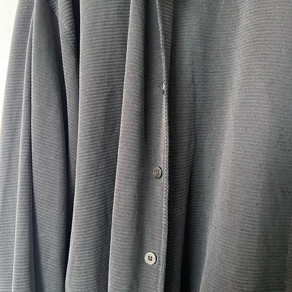 Bugatchi black button up cardigan sweater size large mens R521 - Picture 5 of 5